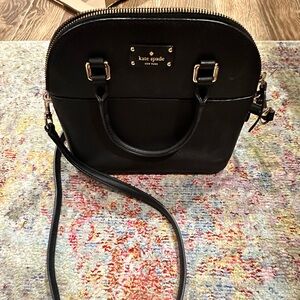 Kate Spade Black Satchel with Structured Leather
